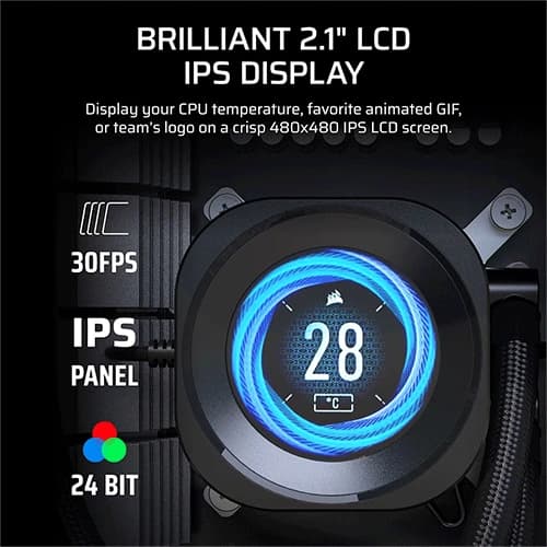 Corsair Nautilus 240 RS LCD CPU Liquid Cooler